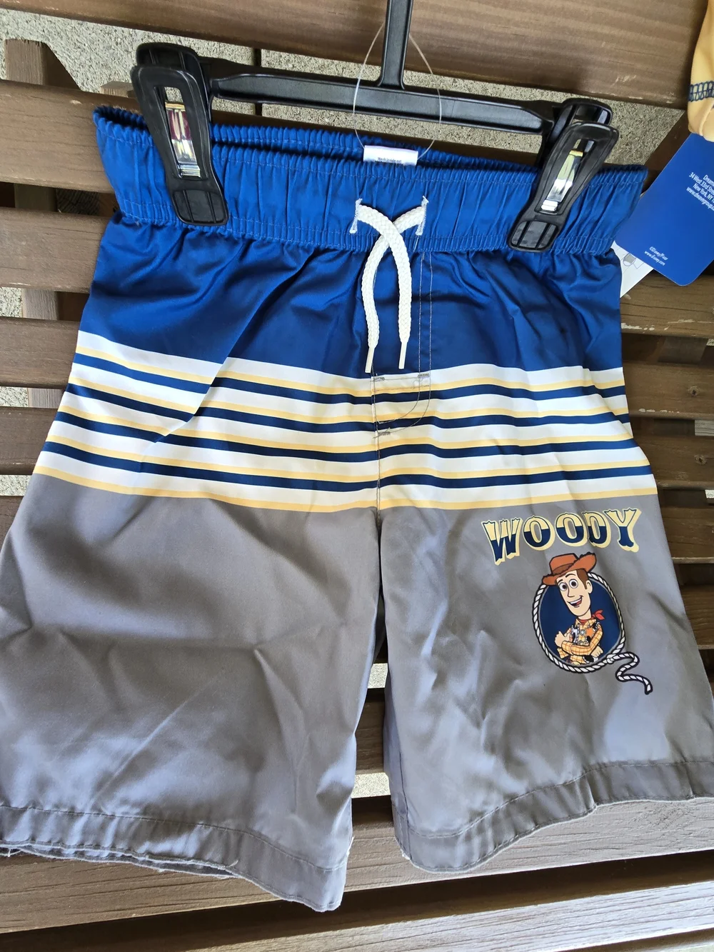 Disney Toy Story Boys 2pc Swimsuit Trunks UPF 50+ WOODY size 3t